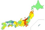 トマト消費量の都道府県別ランキング画像