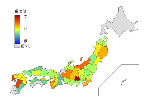 都道府県別デイリーヤマザキ店舗数 とどラン