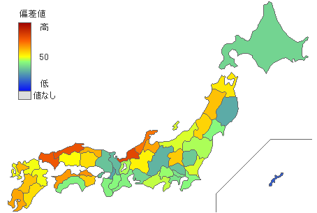 都道府県別2009年衆議院比例代表：自由民主党得票率 - とどラン