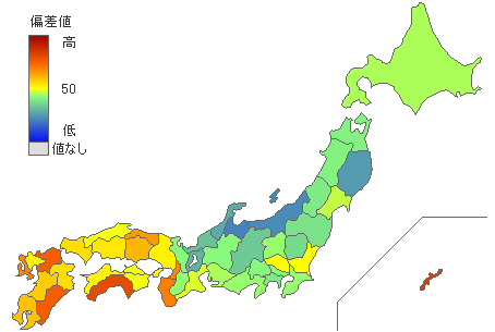 都道府県別2009年衆議院比例代表：公明党得票率 - とどラン