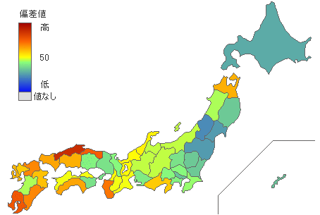 サバ消費量 [ 2016年第一位 島根県 ]