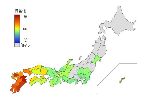 都道府県別ジョイフル店舗数 とどラン