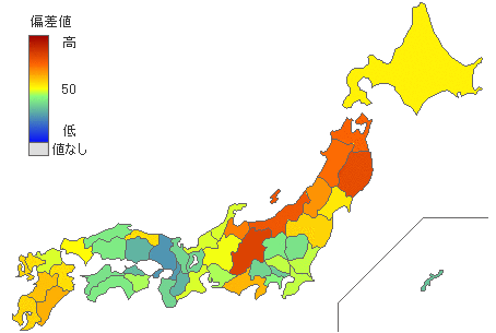 味噌消費量 [ 2018年第一位 長野県 ]