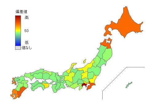 都道府県別だいこん生産量 - とどラン