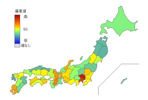 都道府県別教育費 とどラン