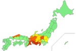 在日ブラジル人の都道府県別ランキング画像