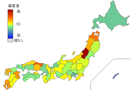 しょう油消費量 [ 2018年第一位 山形県 ]