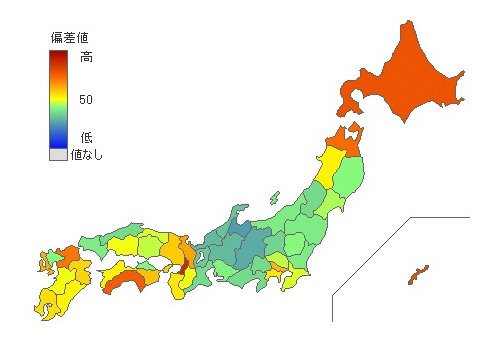 都道府県別生活保護受給世帯数 とどラン