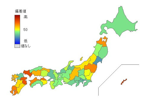 都道府県別食用油消費量 とどラン