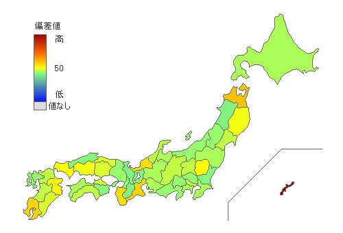 都道府県別ゲームセンター店舗数 とどラン