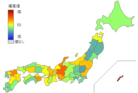 都道府県別2010年参議院比例代表：幸福実現党得票率 - とどラン