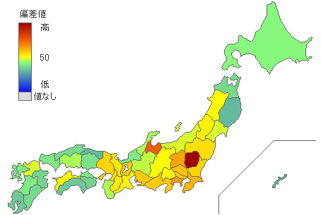 都道府県別2010年参議院比例代表：みんなの党得票率 - とどラン