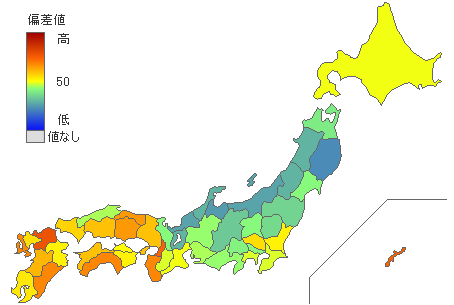 都道府県別2010年参議院比例代表：公明党得票率 - とどラン