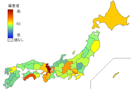 都道府県別2010年参議院比例代表：日本共産党得票率 - とどラン
