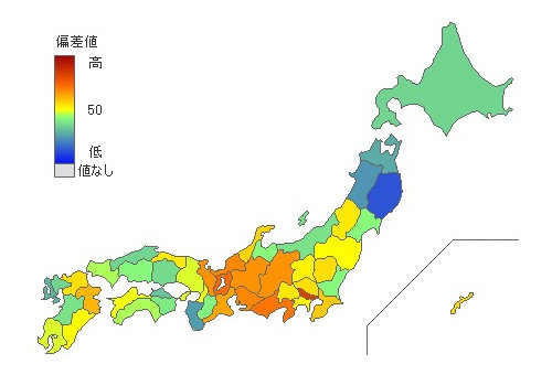 都道府県別スポーツクラブ数 とどラン