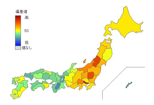 都道府県別中華料理店店舗数 とどラン