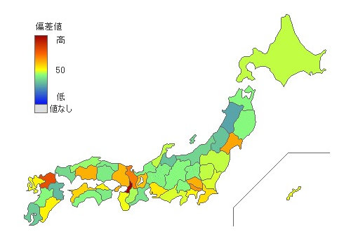 都道府県別性犯罪認知件数 とどラン