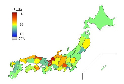 都道府県別図書館蔵書数 とどラン
