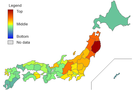 Consumption Expenditure of ”Wakame”, seaweed
