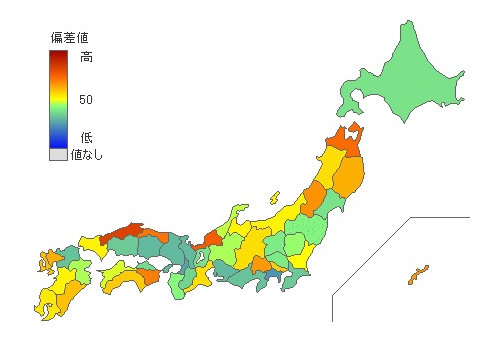 都道府県別保育園数 とどラン