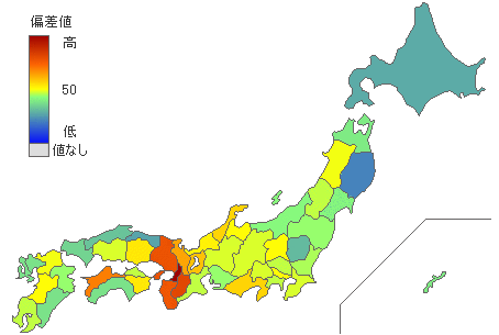 都道府県別2012年衆議院比例代表：日本維新の会得票率 - とどラン