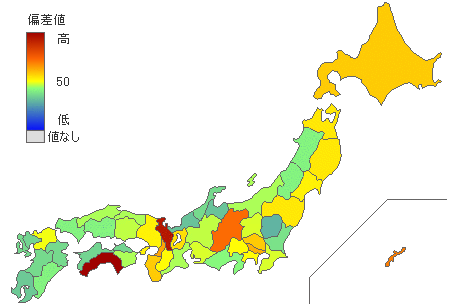 都道府県別2012年衆議院比例代表：日本共産党得票率 - とどラン