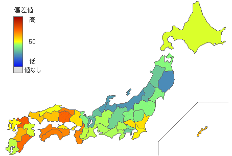 都道府県別2013年参議院比例代表：公明党得票率 - とどラン