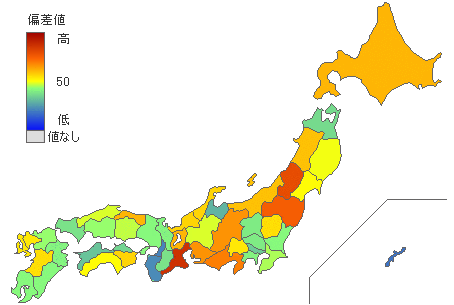 都道府県別2013年参議院比例代表：民主党得票率 - とどラン