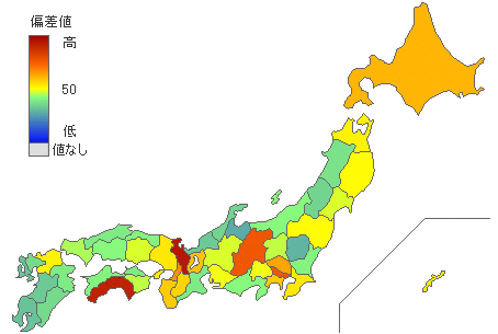 都道府県別2013年参議院比例代表：日本共産党得票率 - とどラン