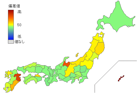 都道府県別2013年参議院比例代表：社会民主党得票率 - とどラン