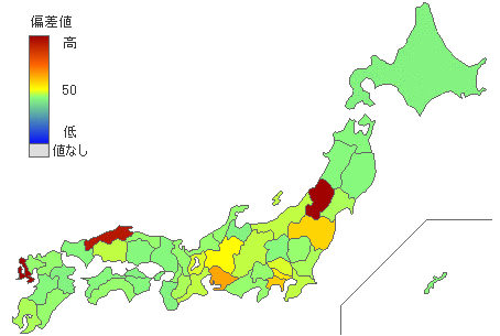 都道府県別2013年参議院比例代表：みどりの風得票率 - とどラン