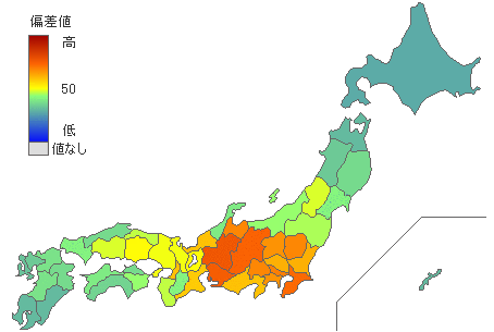 都道府県別日本人男性国際結婚率 とどラン