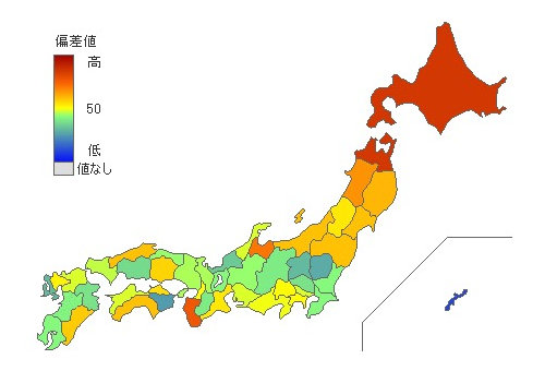 都道府県別膵がん死亡率 とどラン 都道府県別膵がん死亡率 とどラン