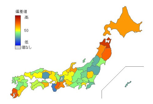 都道府県別悪性リンパ腫死亡率 とどラン