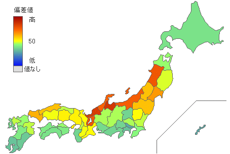 都道府県別米生産額比率 - とどラン