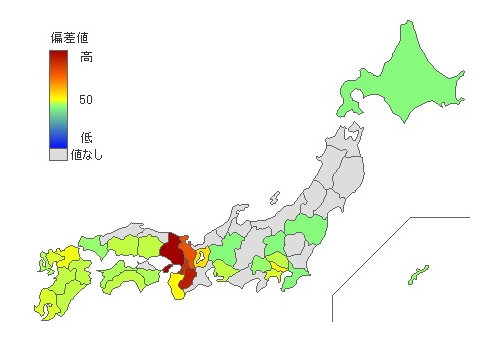 都道府県別統計とランキングで見る県民性