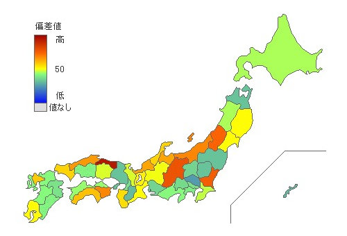 都道府県別統計とランキングで見る県民性
