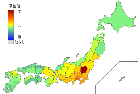 都道府県別みんなの党得票率(直近10年間) - とどラン