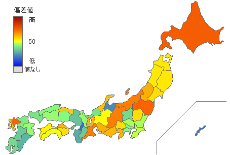 都道府県別2014年衆議院比例代表：民主党得票率 - とどラン