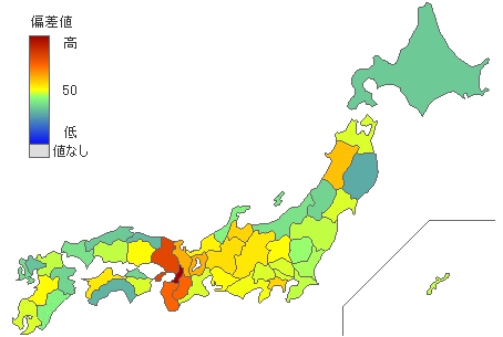 都道府県別2014年衆議院比例代表：維新の党得票率 - とどラン