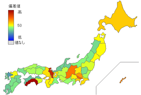 都道府県別2014年衆議院比例代表：日本共産党得票率 - とどラン
