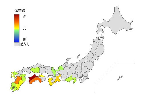 都道府県別養殖タイ漁獲量 とどラン