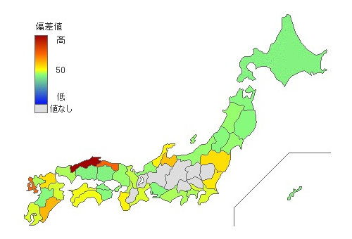 都道府県別アジ漁獲量 とどラン