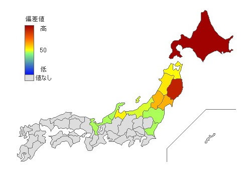 都道府県別サケ漁獲量 とどラン