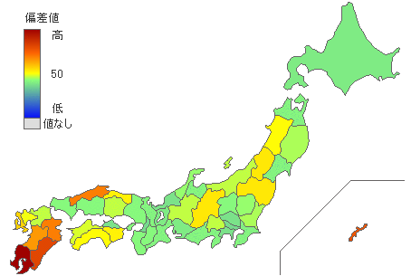 焼酎酒造場数 [ 2013年第一位 鹿児島県 ]