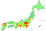 在日ネパール人の都道府県別ランキング画像