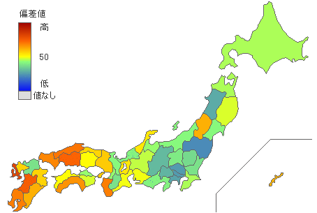 都道府県別25歳以上釣り人口 - とどラン