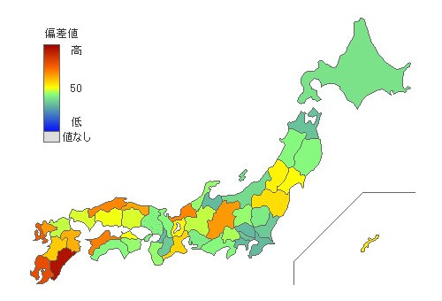都道府県別統計とランキングで見る県民性