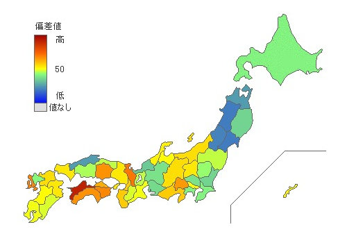 都道府県別パン屋店舗数 とどラン