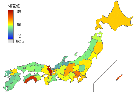 都道府県別2016年参議院比例代表：日本共産党得票率 - とどラン